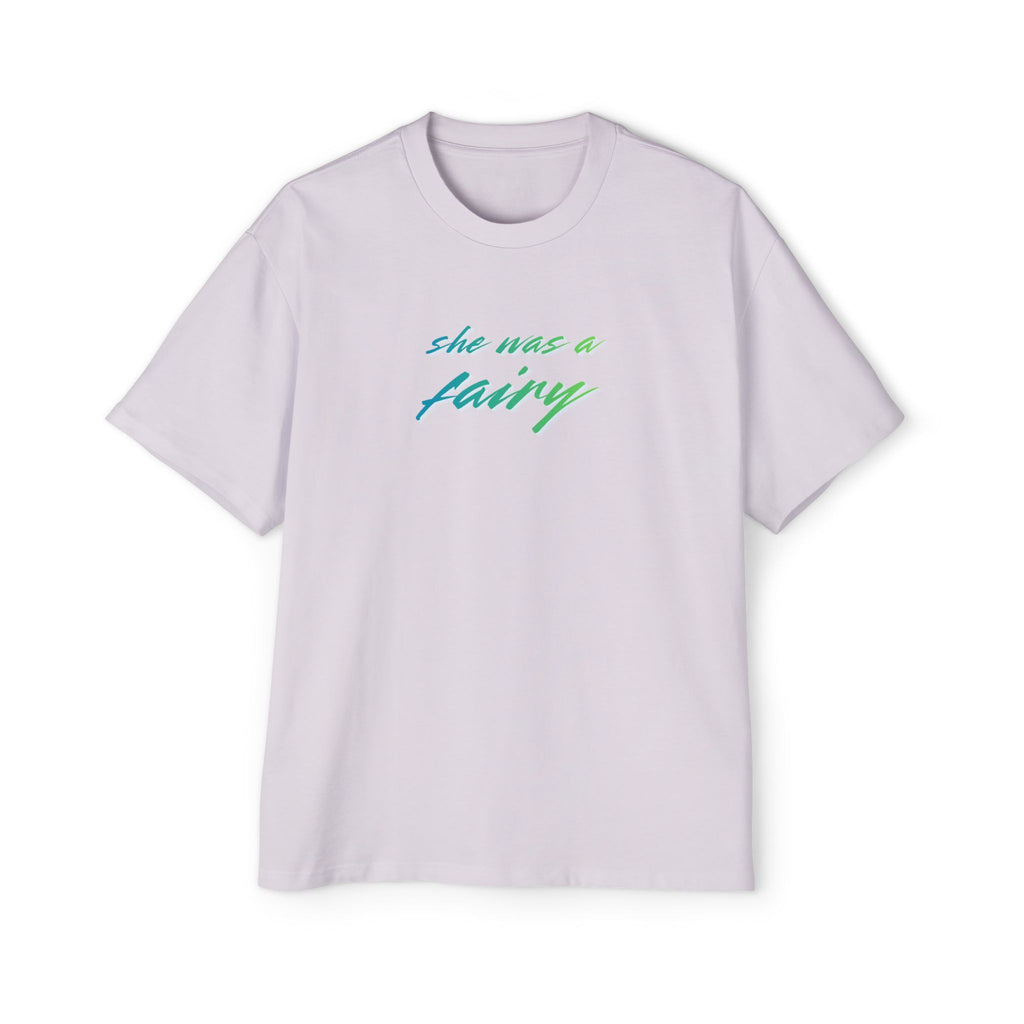 "She was a fairy" Oversized Tee – Pastel Graphic T-shirt – Fates