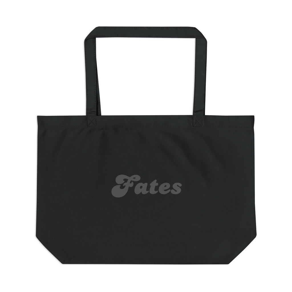 Rock 'n' Roll Romantic Large Eco Tote – Retro Band Logo Reusable Shopping Bag