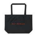 Rock 'n' Roll Romantic Large Eco Tote – Retro Band Logo Reusable Shopping Bag
