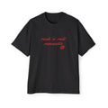 Rock 'n' Roll Romantic Tee – Red Script Graphic T-shirt – Fates
