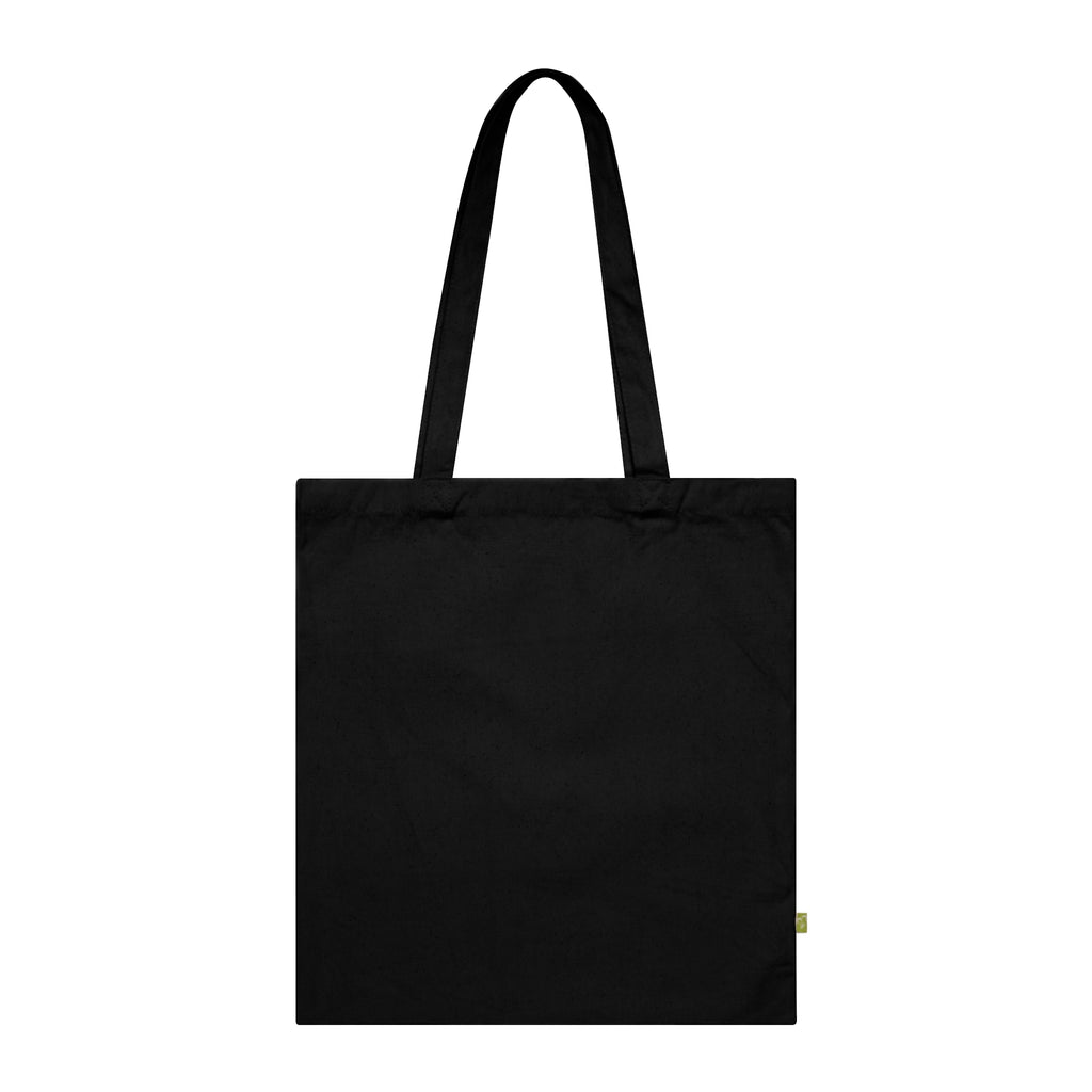 Midnight Mystic Muse Tote Bag — Retro Neon Script Organic Cotton Tote