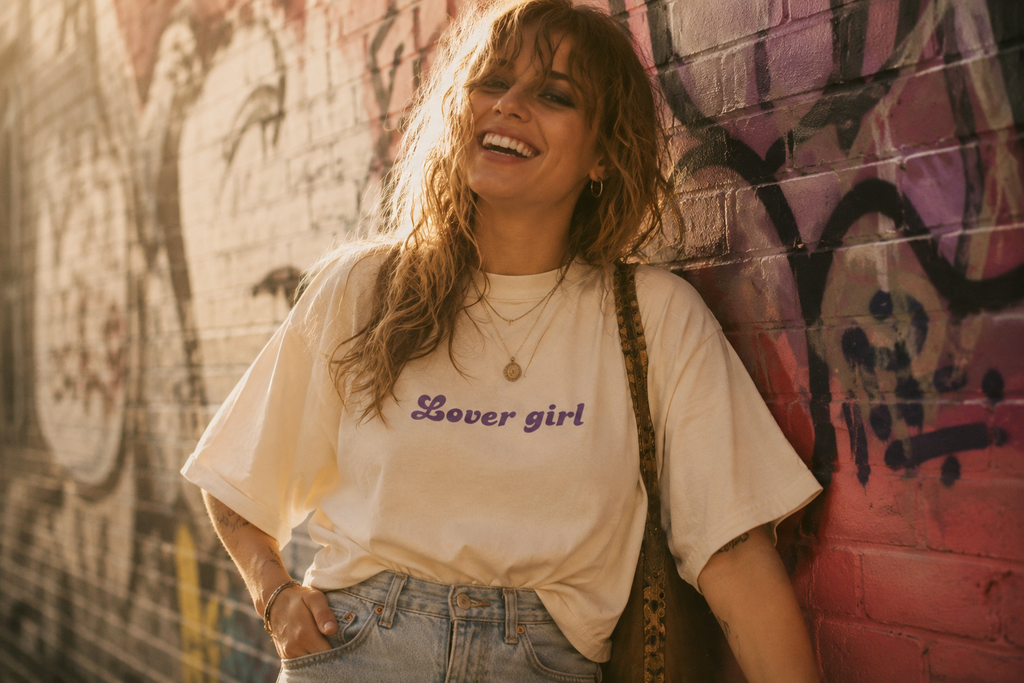 "Lover girl" Oversized Tee – Unisex – Fates
