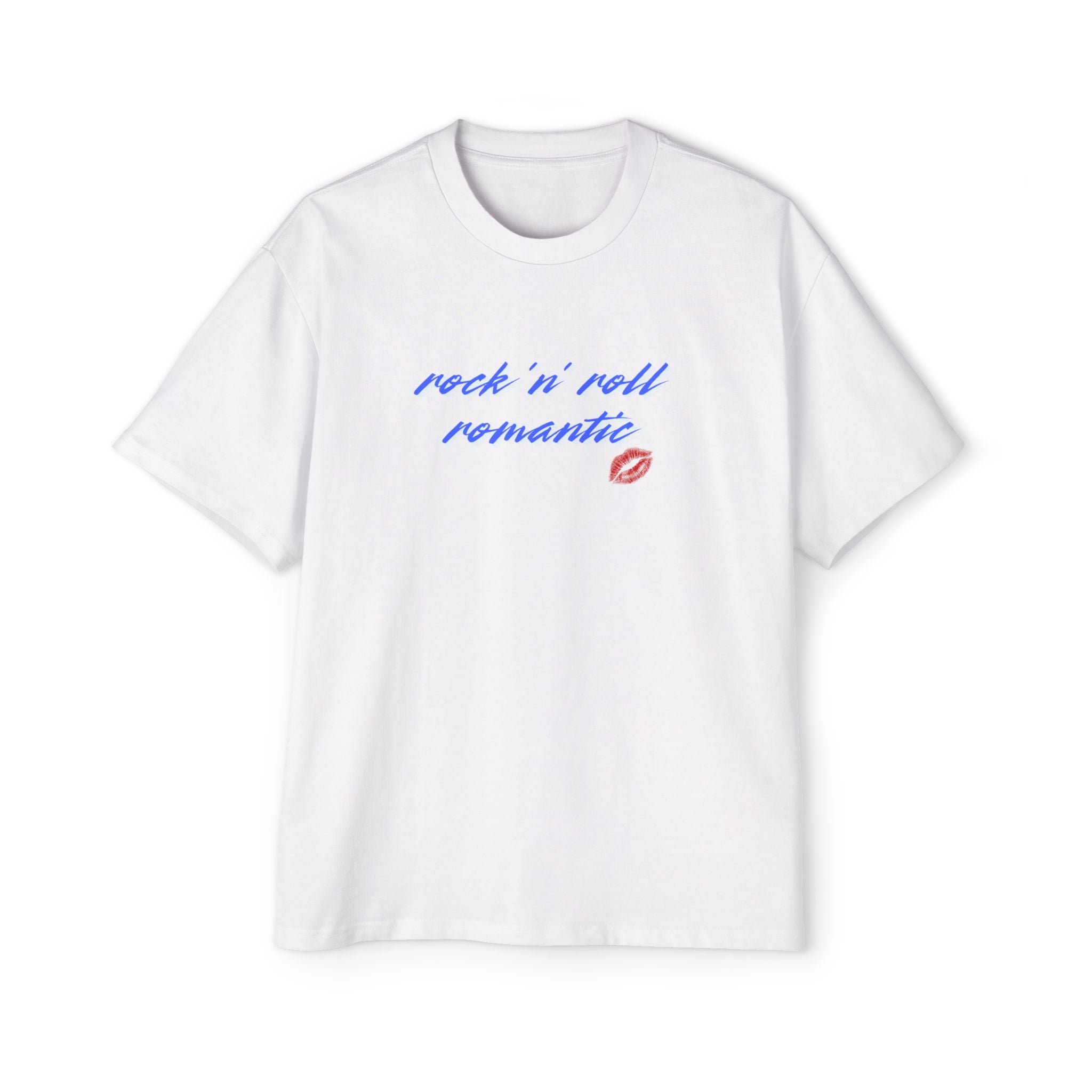 Rock 'n' Roll Romantic Tee – Oversized Graphic T-Shirt – Fates