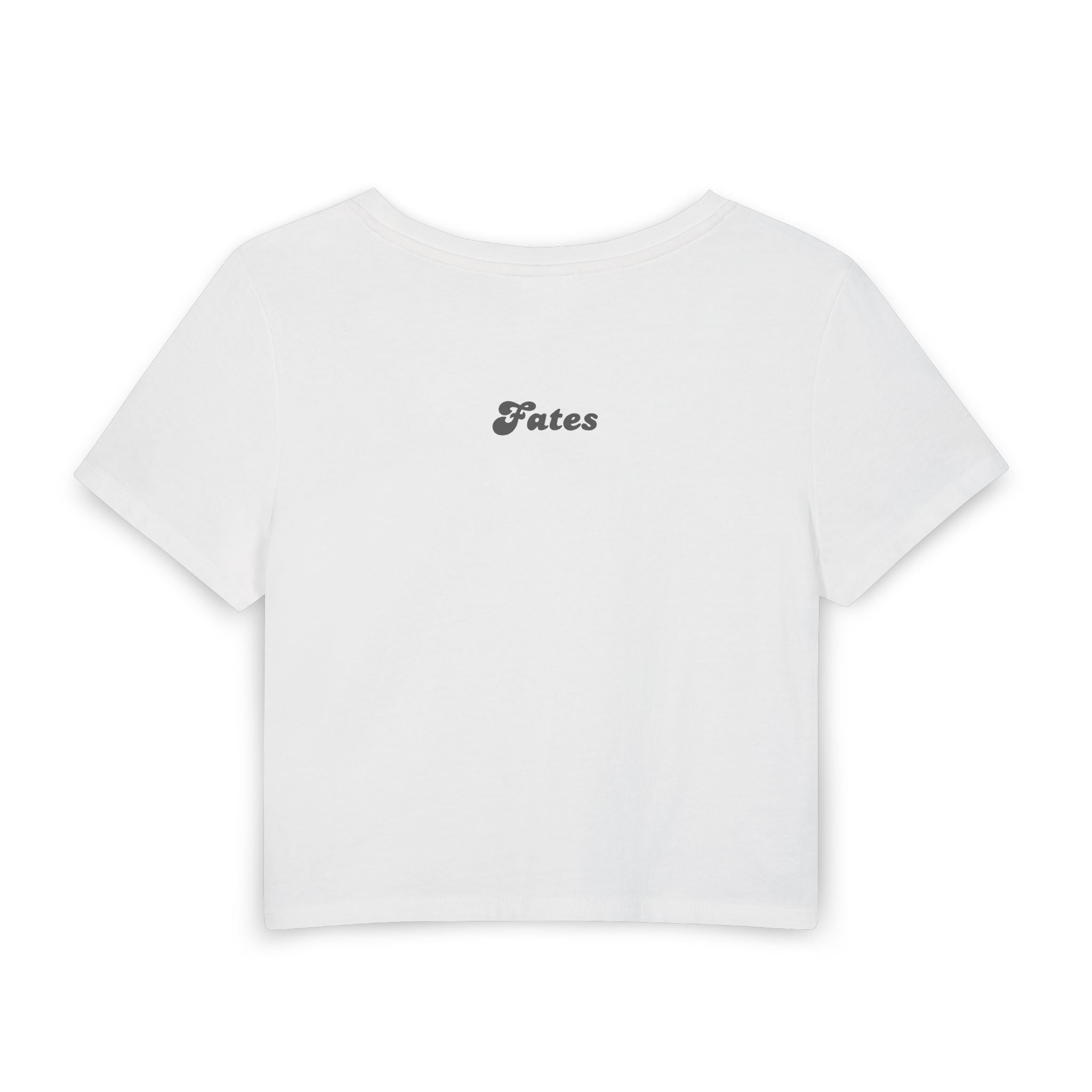 Lover Girl Baby Tee – Cropped Women's Graphic Tee – Fates